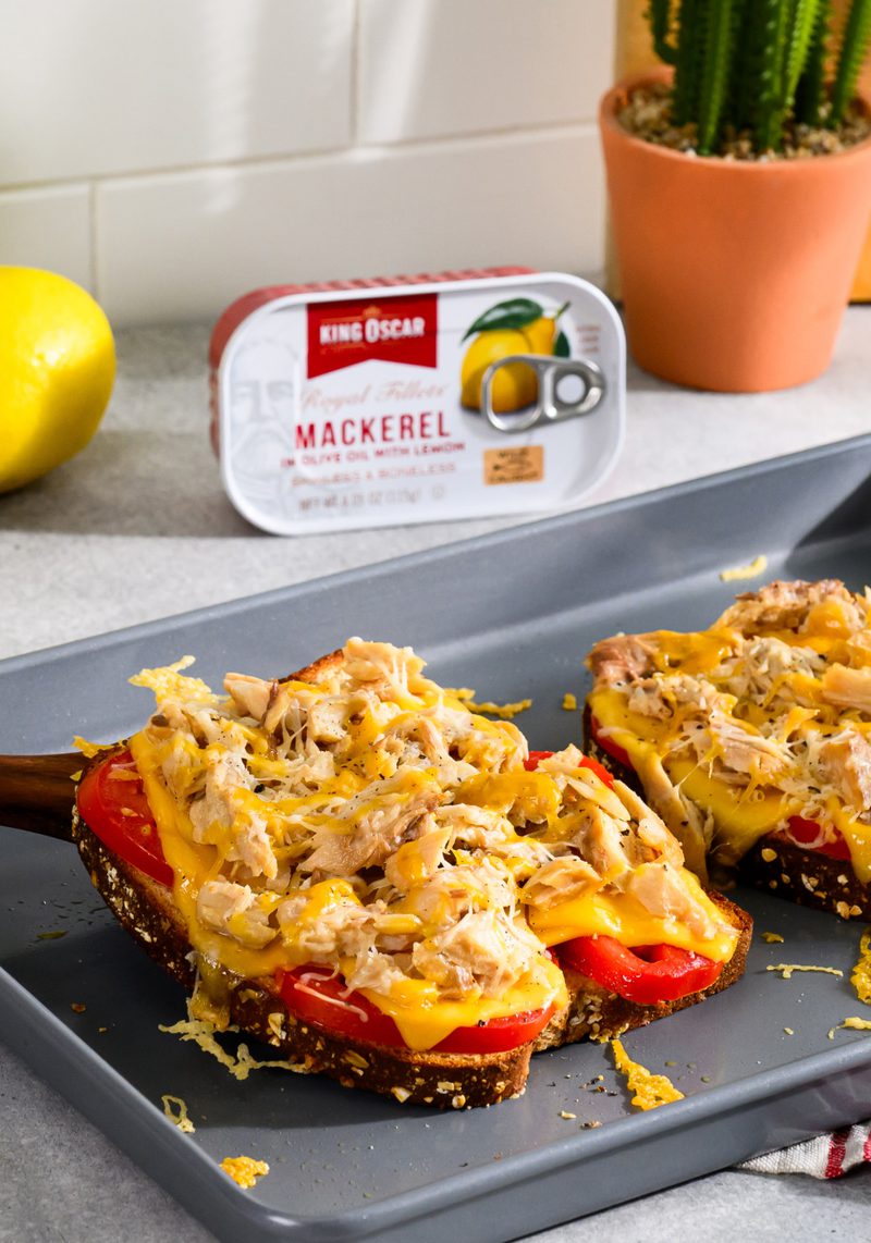 3-Cheese Lemon Mackerel Melt