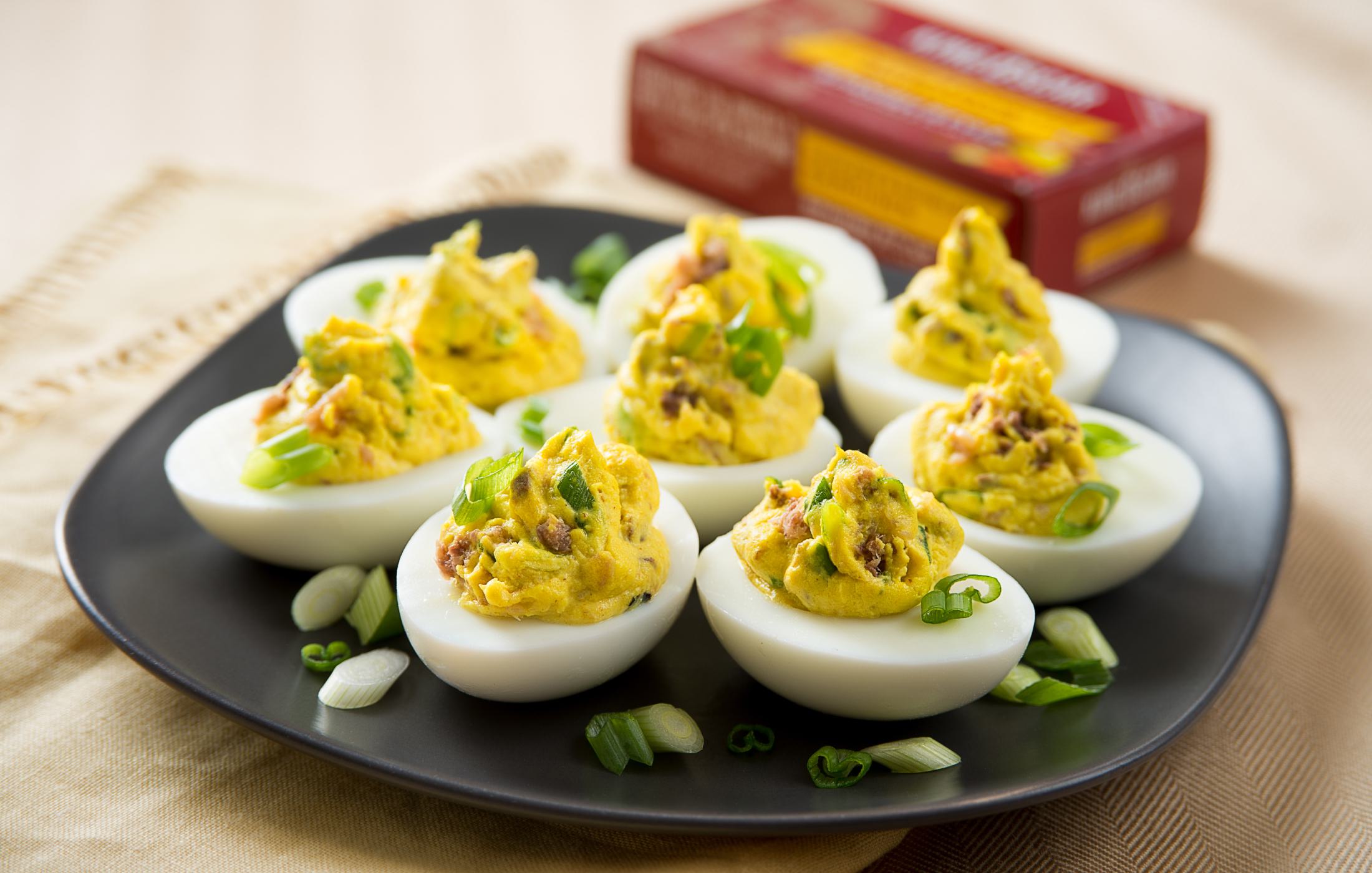 Deviled Eggs with Sardines
