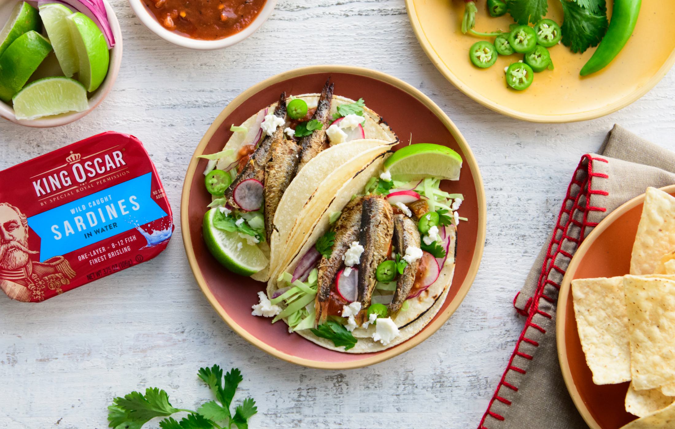 Fried Sardine Street Tacos