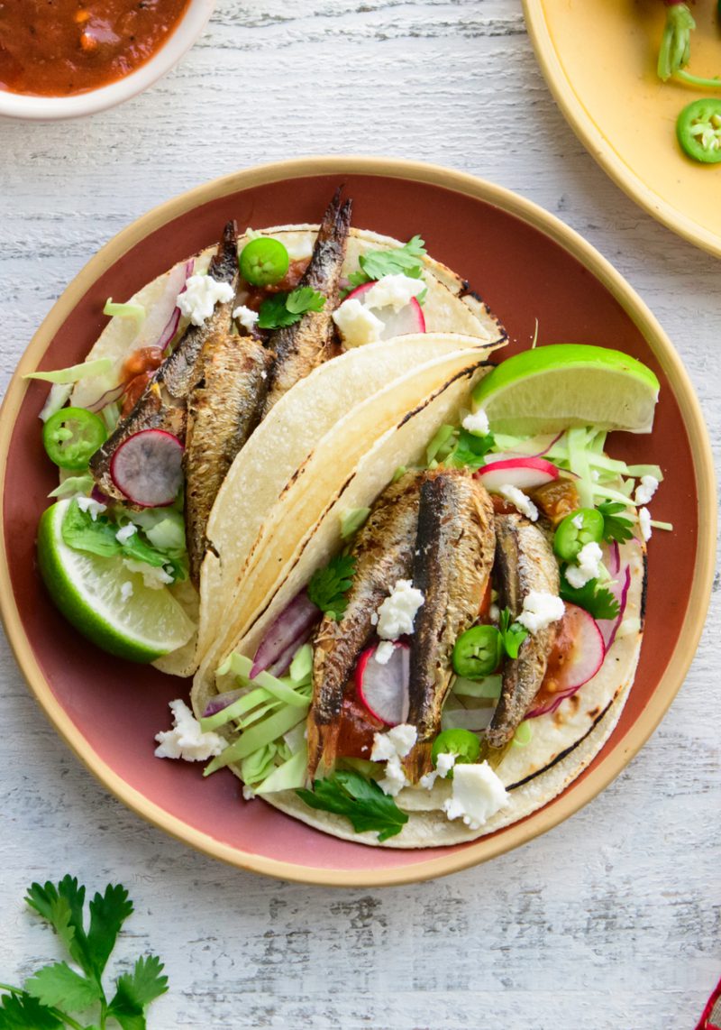 Fried Sardine Street Tacos