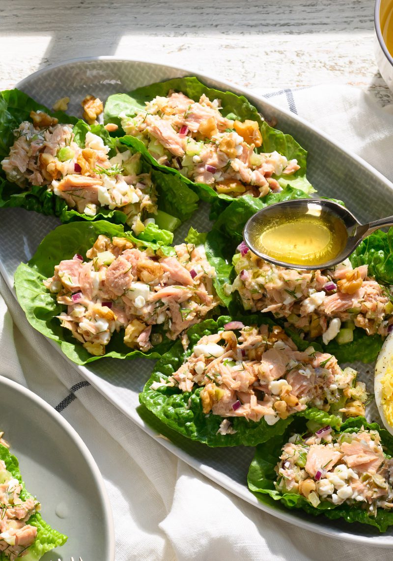 High Protein Tuna Salad Spears