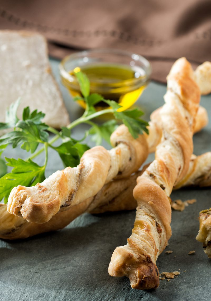 Hot Sardine Bread Sticks