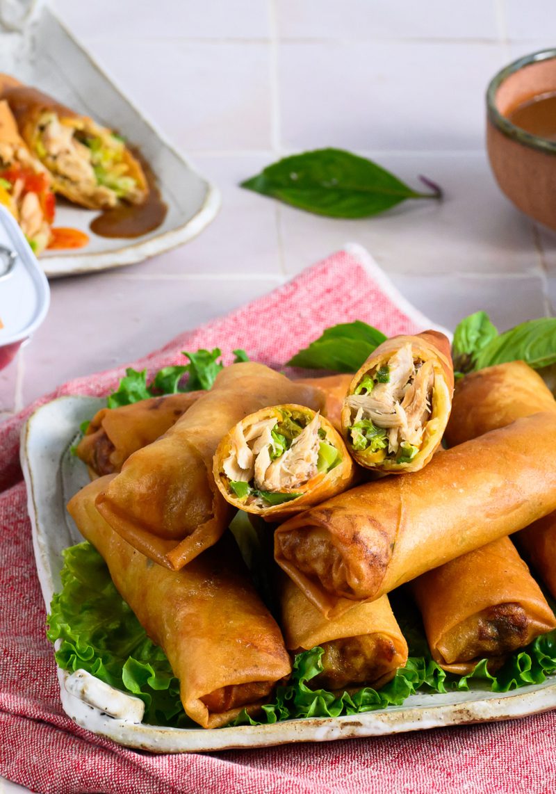 Jalapeño Mackerel Crispy Egg Rolls