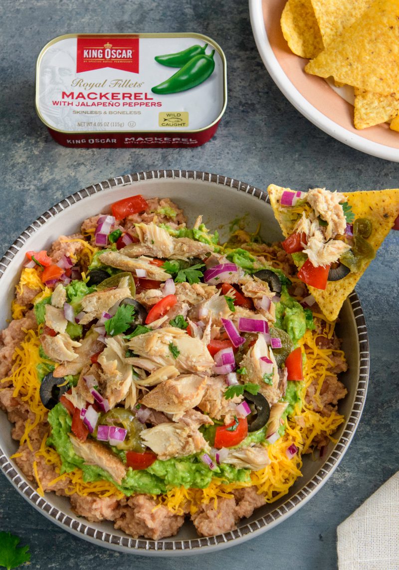 Jalapeño Mackerel Layer Dip