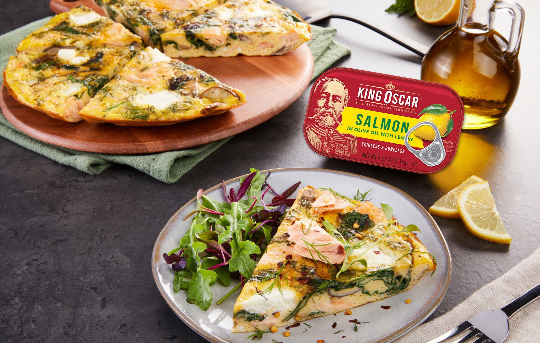 Lemon Salmon Frittata