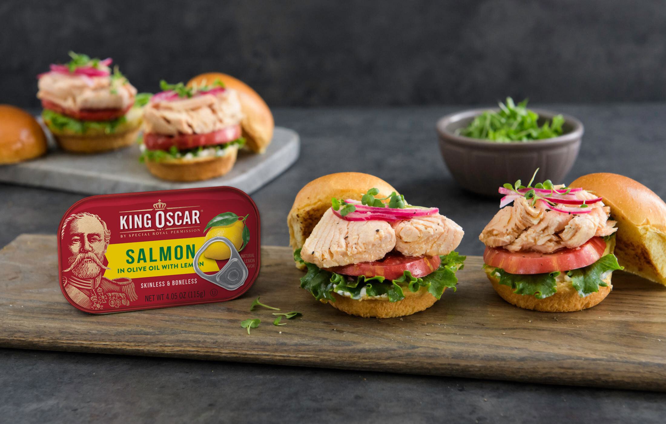 Lemon Salmon Sliders