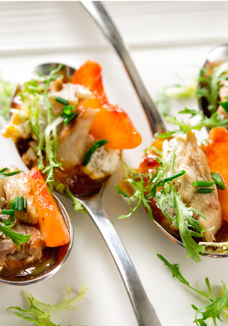 Mackerel Chutney Spoons