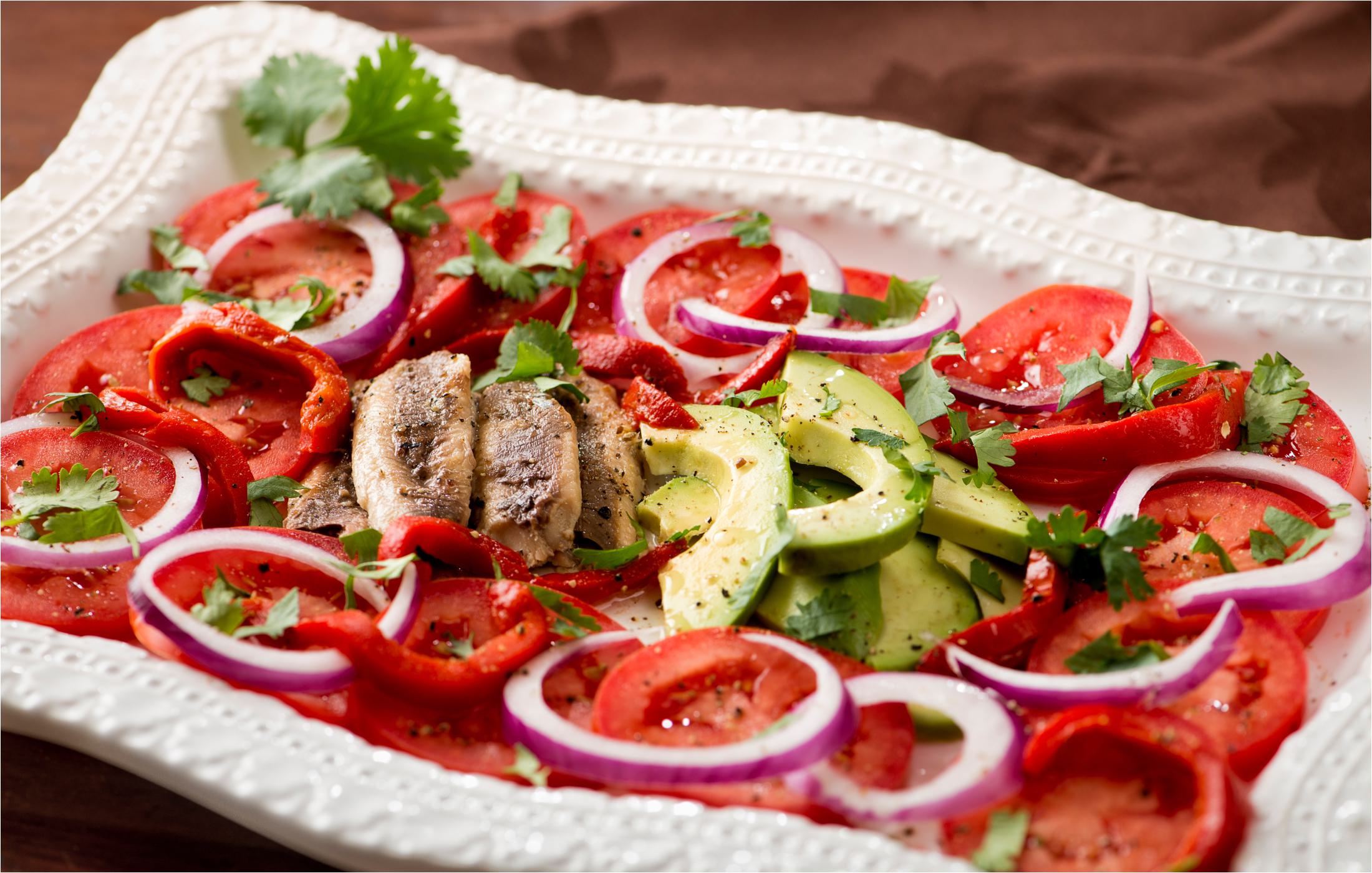 Mexican Salad with Sardines