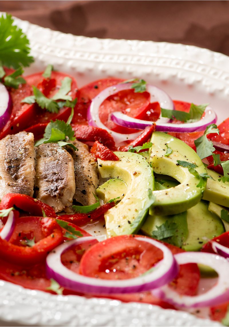 Mexican Salad with Sardines