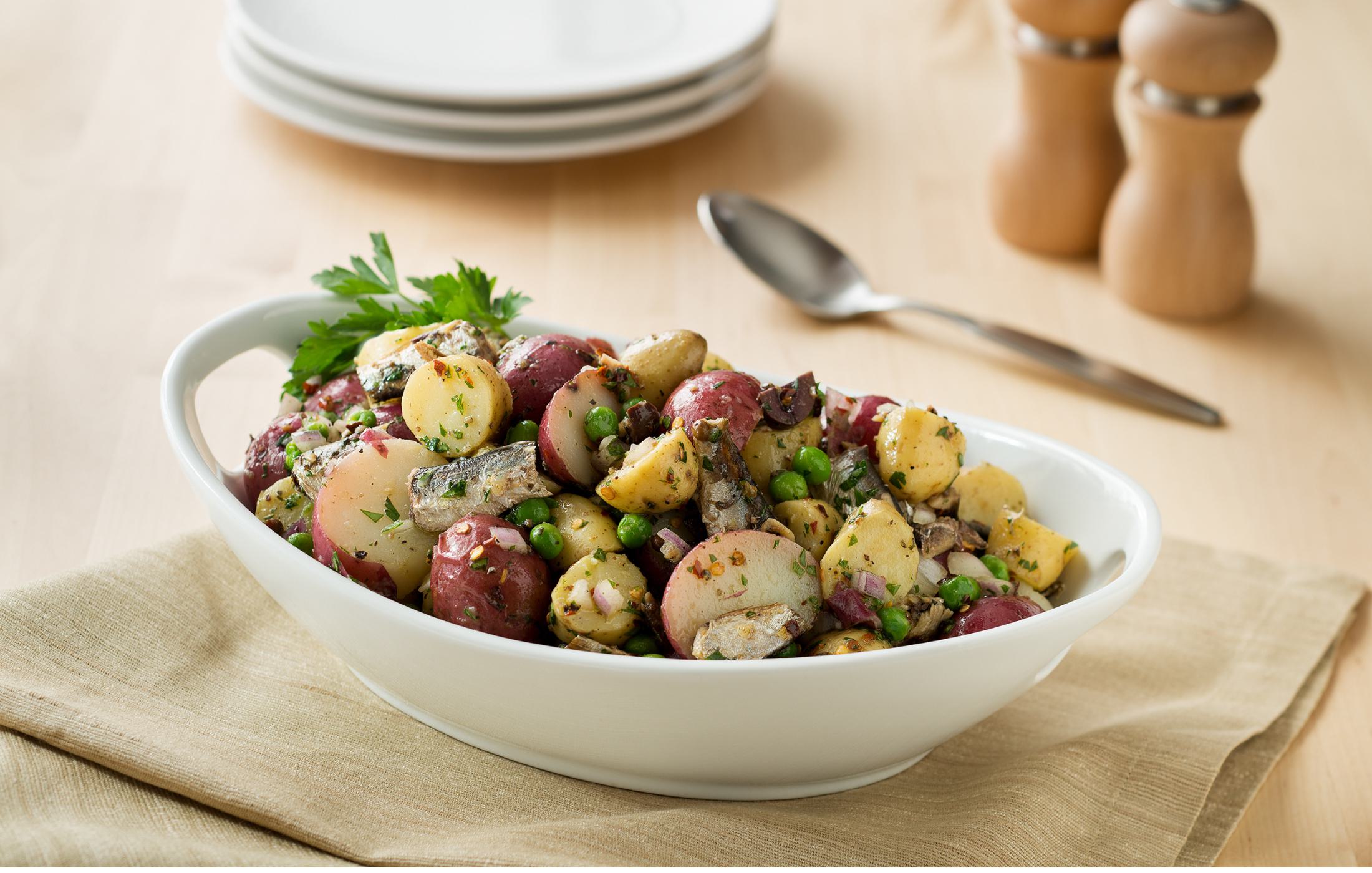 Potato Salad with Sardines