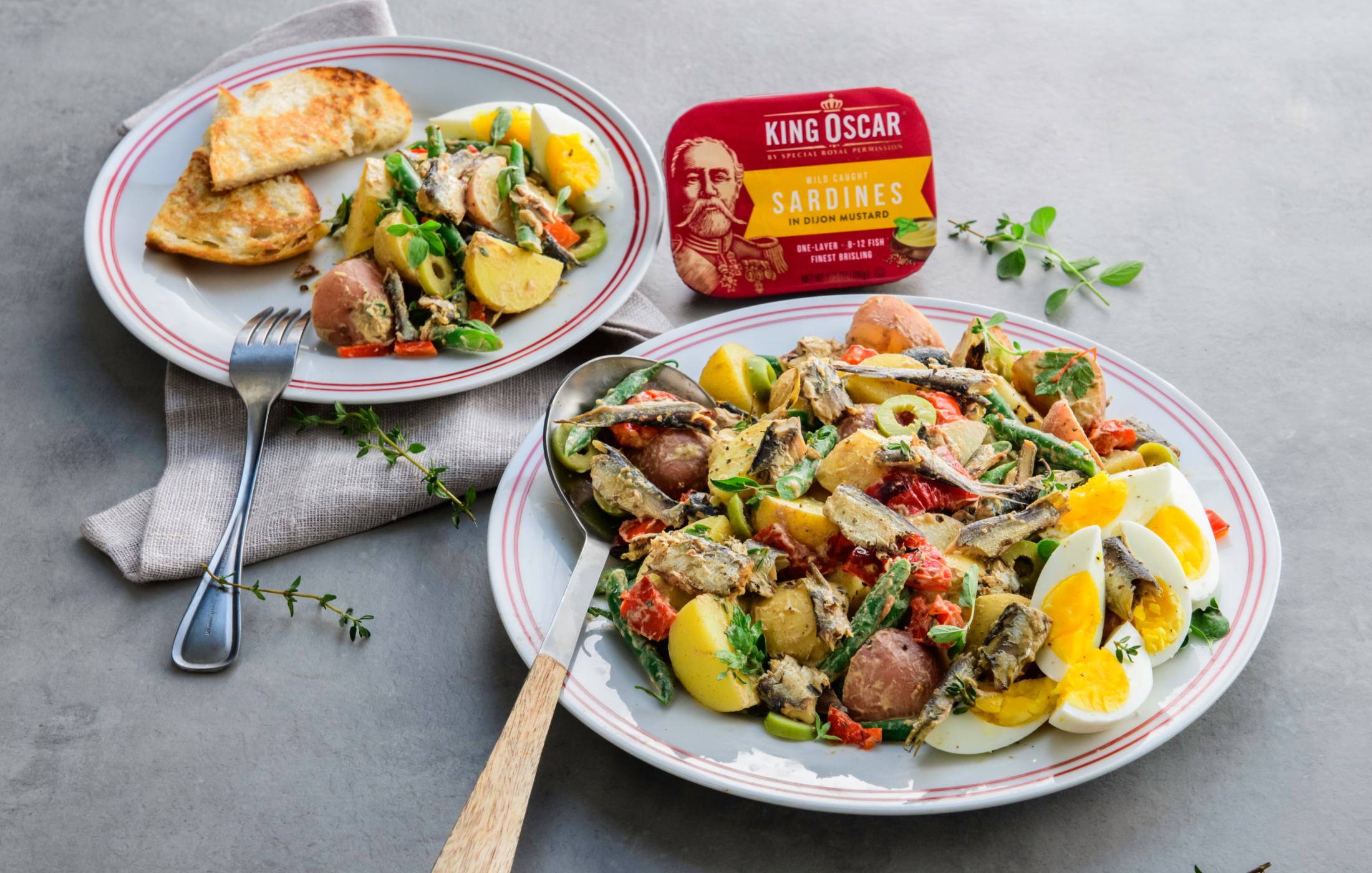 Provençal Dijon Sardine Salad