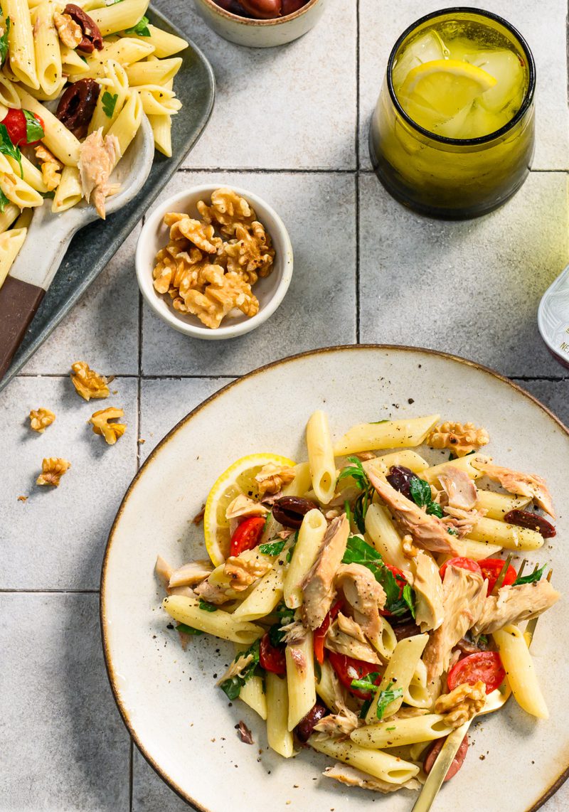 Royal Mackerel Pasta Salad