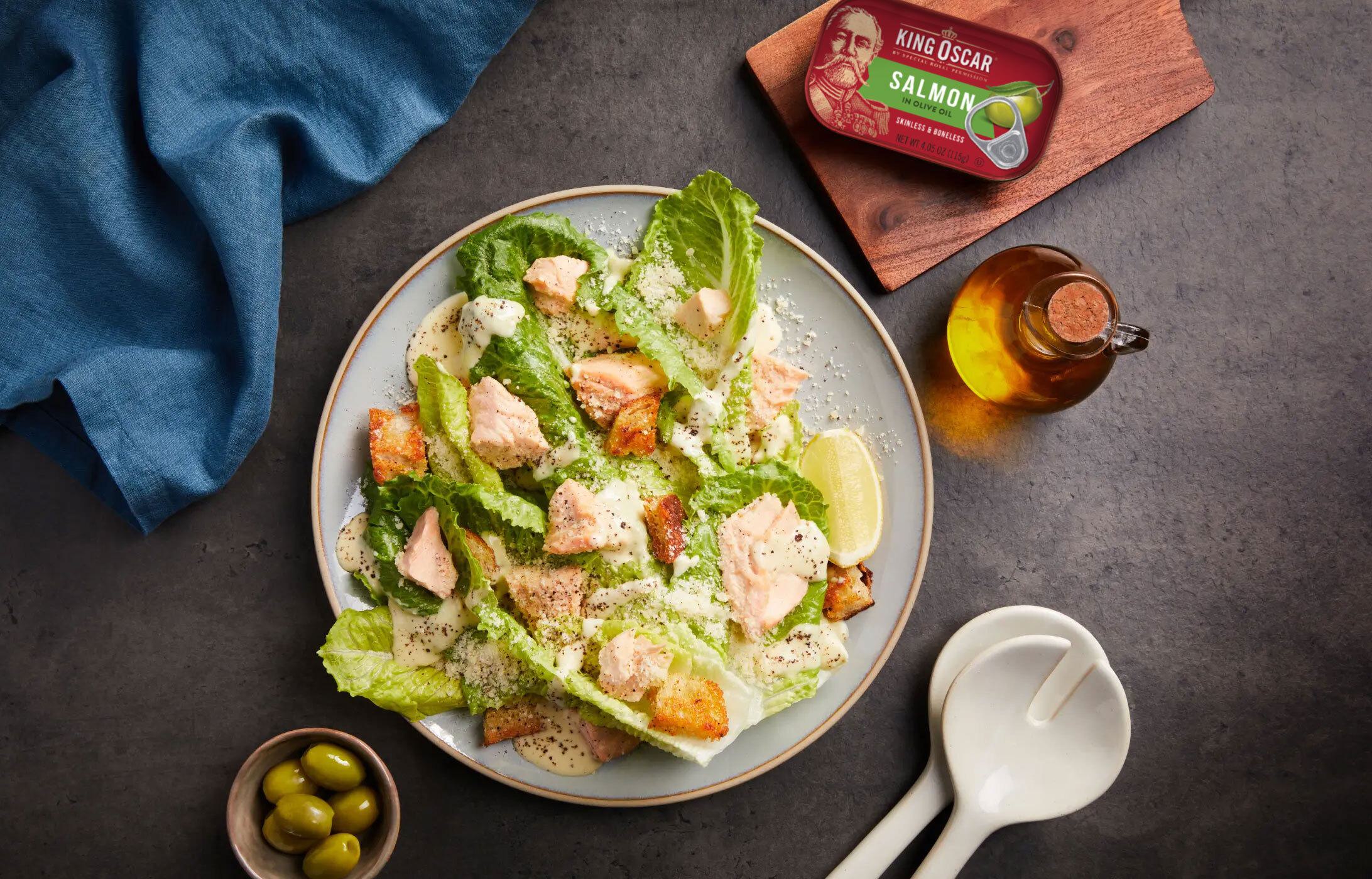 Salmon Caesar Salad