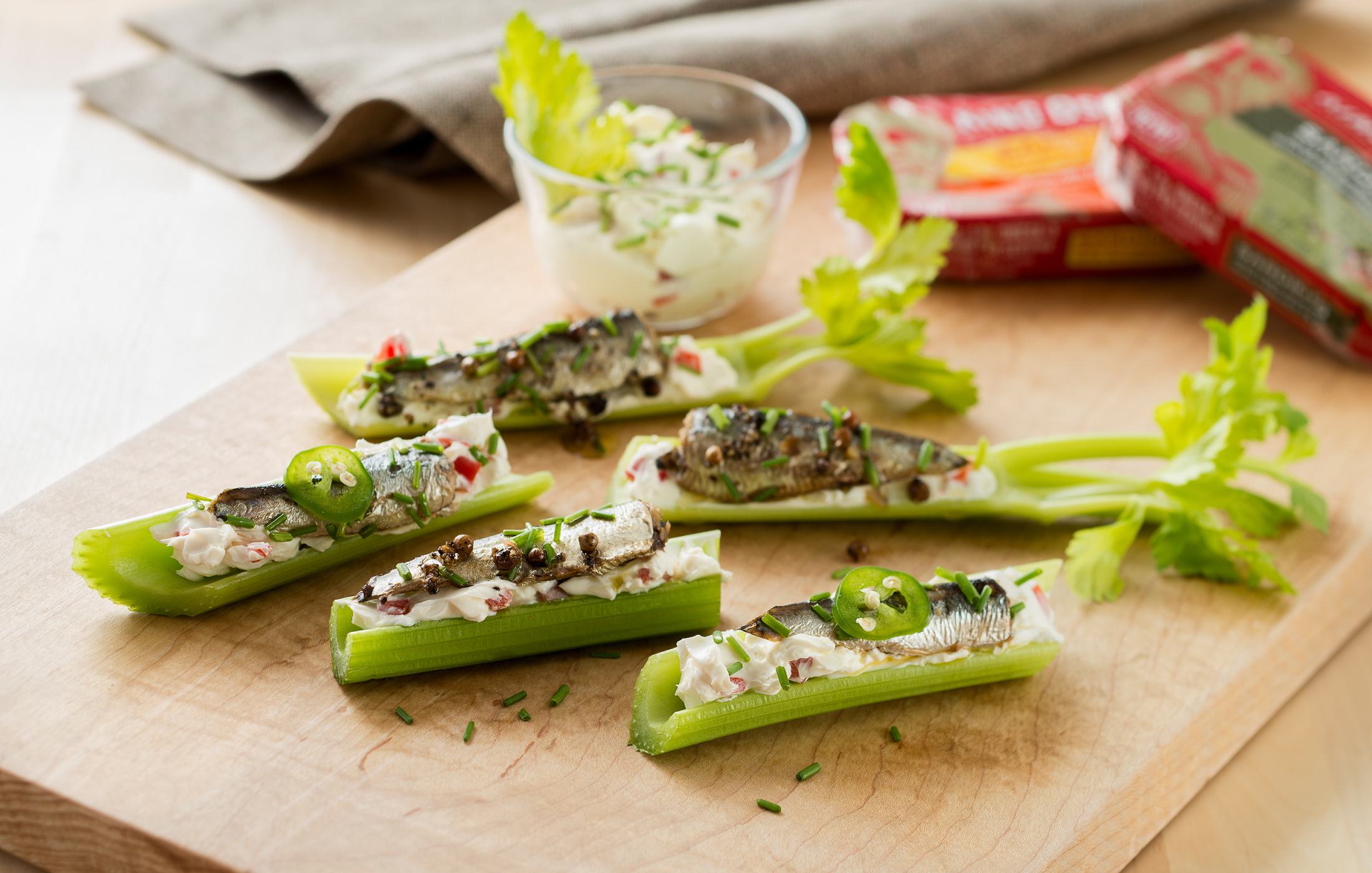 Sardine Celery Sticks
