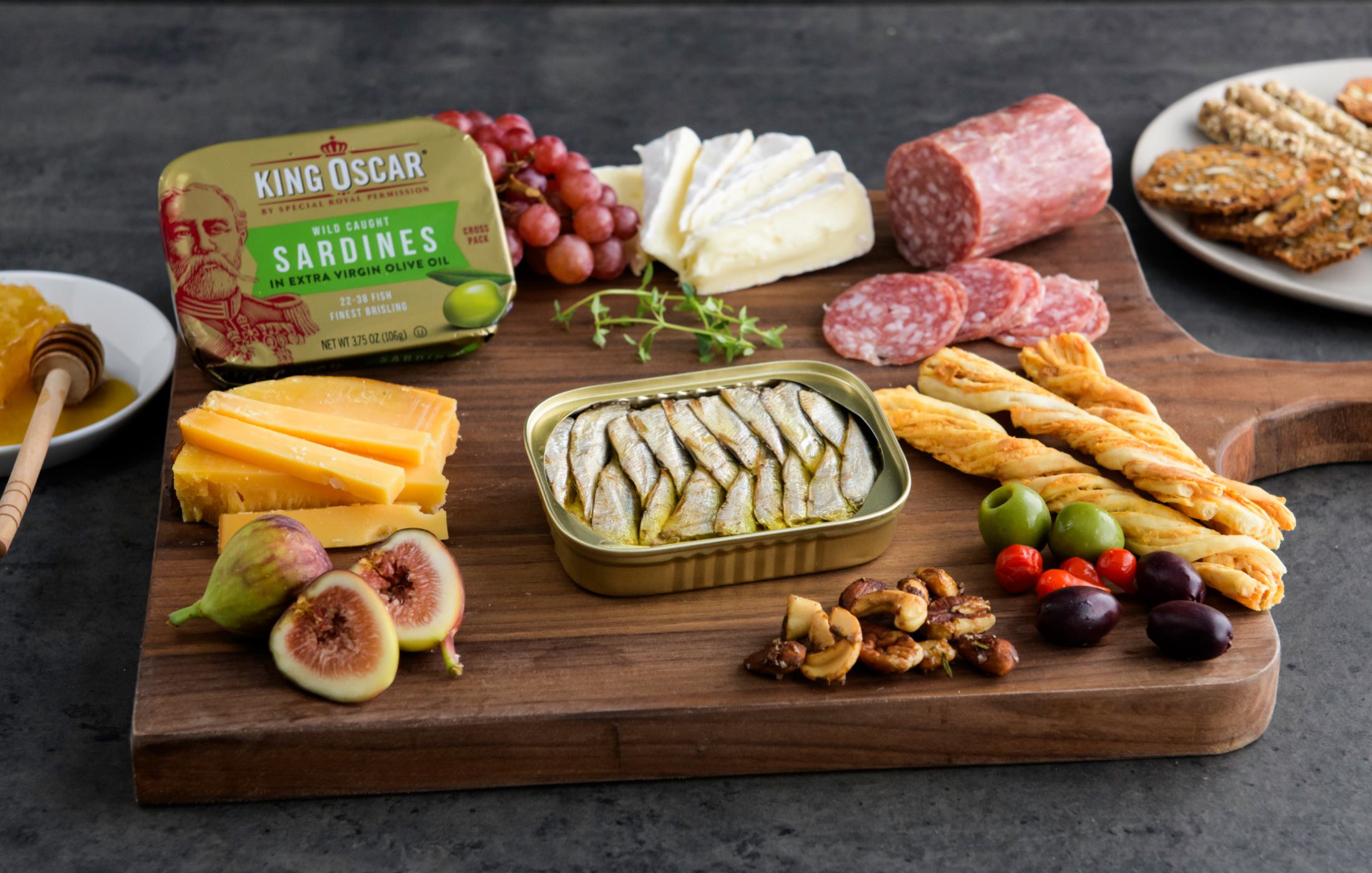 Sardine Charcuterie Board