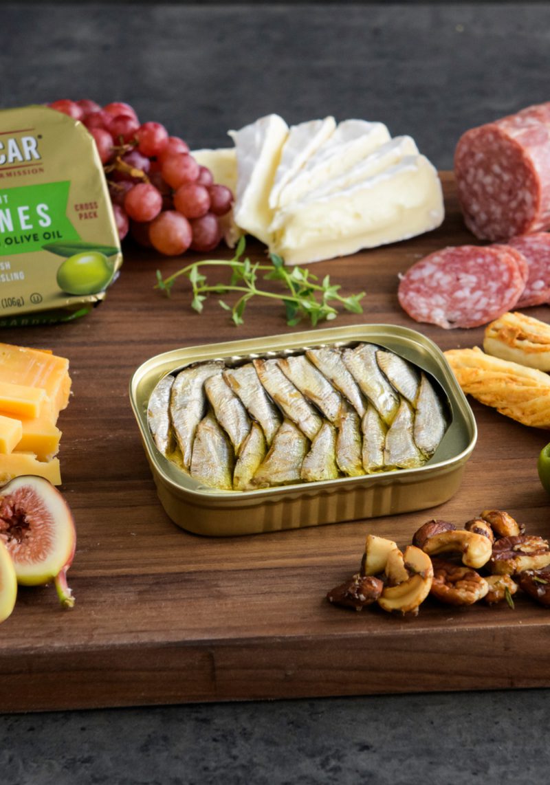 Sardine Charcuterie Board