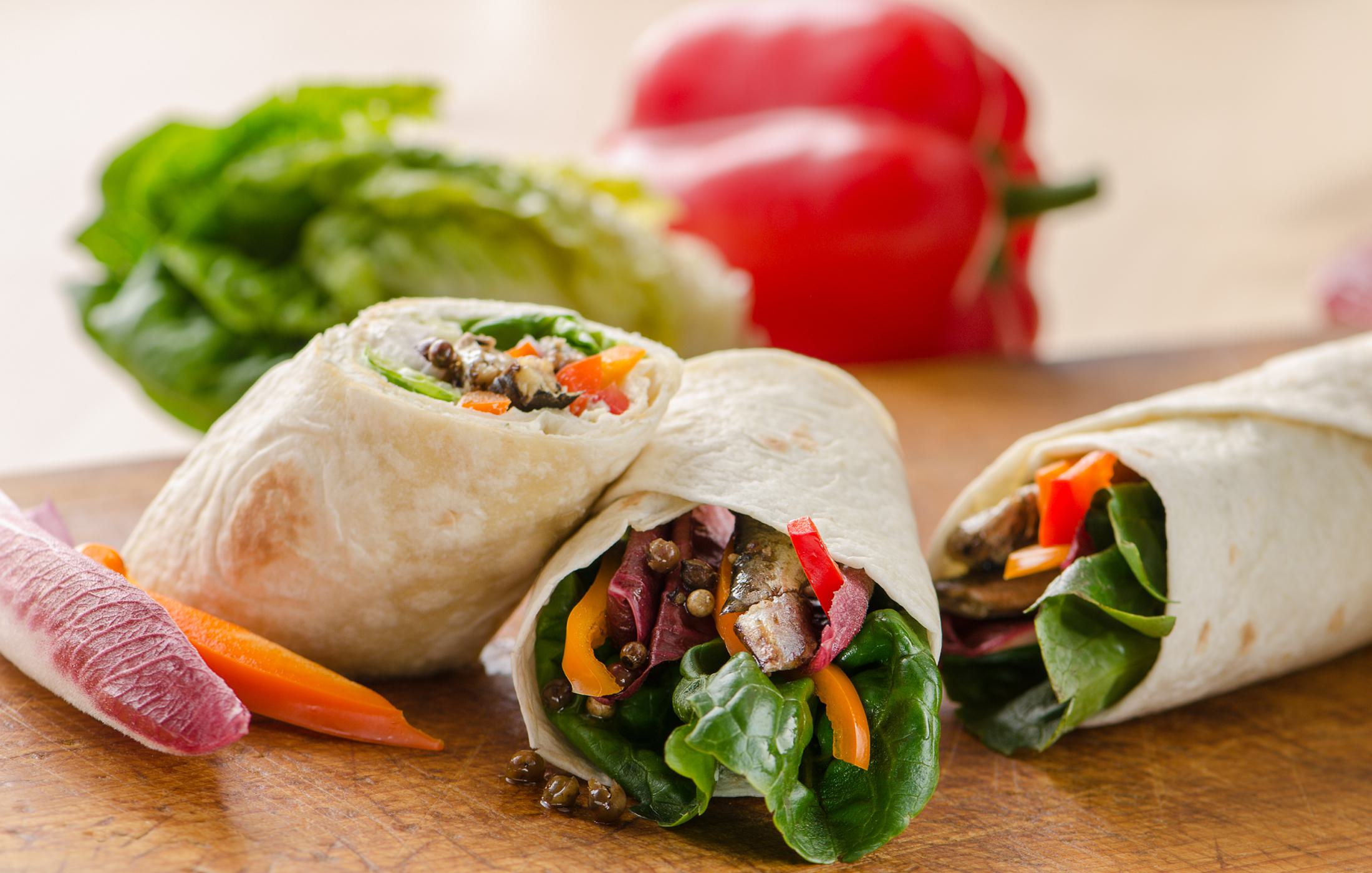 Sardine Lavash Wraps