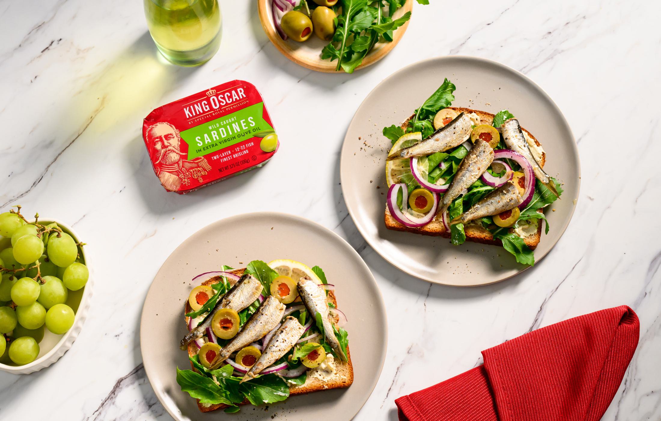Simple Sardine Sandwich