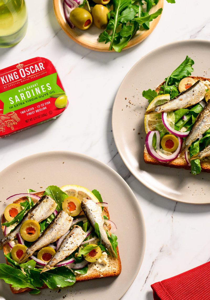 Simple Sardine Sandwich