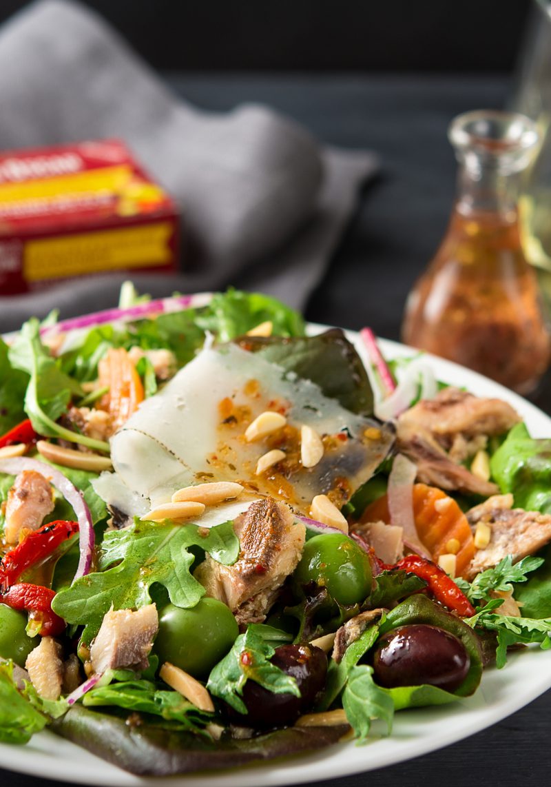 Spanish Style Salad with Sardines