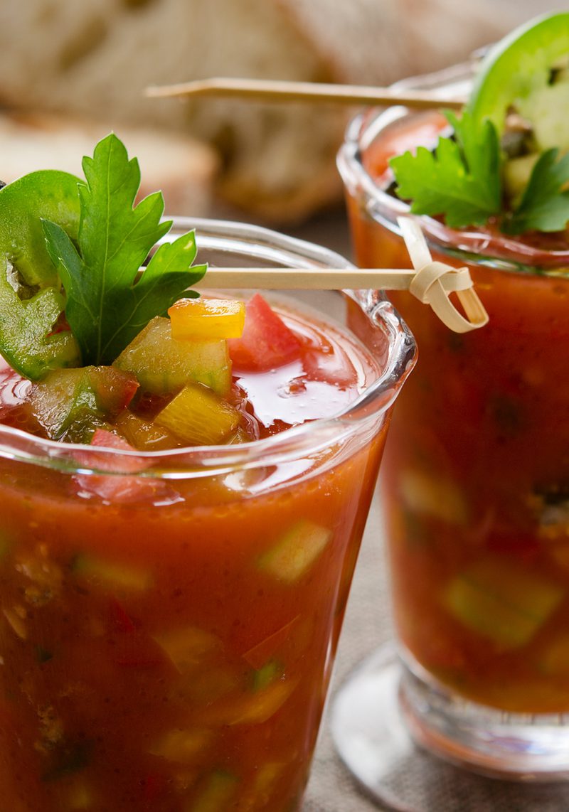 Spicy Sardine Gazpacho